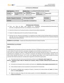 Actividad de aprendizaje Administración de base de datos