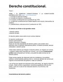 EL DERECHO CONSTITUCIONAL Y LA CONSTITUCIÓN ESPAÑOLA DE 1978