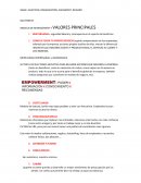 MODELO DE MANAGEMENT Y VALORES PRINCIPALES