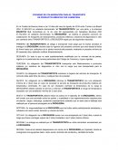 CONVENIO DE COLABORACIÓN PARA EL TRANSPORTE DE PRODUCTOS MÉDICOS POR CARRETERA