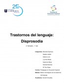 Trastornos del lenguaje: Disprosodia