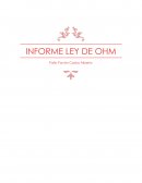INFORME LEY DE OHM