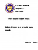 Retos para un docente actual