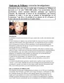 Síndrome de Williams: crecen las investigaciones