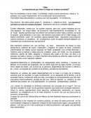 La importancia que tiene la mujer en nuestra sociead