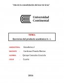 Estadistica 1. Ejercicios del producto académico N.- 1.