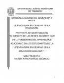 El impacto de las redes sociales que influyen dentro del aprendizaje academico en los estudiantes