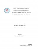 La policia administrativa