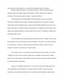 ANÁLISIS DEL DOCUMENTAL LA DESAZÓN SUPREMA DE LUIS OSPINA