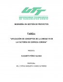 Aplicación de conceptos de la unidad vi en la factoría de cerveza Corona