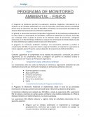 PROGRAMA DE MONITOREO AMBIENTAL - FISICO
