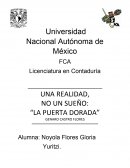 Una realidad no un sueño, la puerta dorada