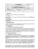 Las Clases de mantenimiento.