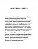 Que es competencia perfecta imperfecta y oligopólio.