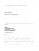 MI EXPERIENCIA PROFESIONAL EN EL ÁREA DE COCINA DEL RESTAURANTE “LA ÚNICA VIP”