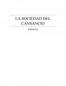 Que es La Sociedad del Cansancio
