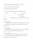 Acta de entrega de modulos de aves