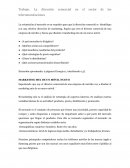 Trabajo. La dirección comercial en el sector de las telecomunicaciones