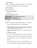 Diseño de cableado estructurado para la institucion educativa secundaria pública Villa de Betanzos