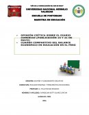 Las Opiniones sobre educacion