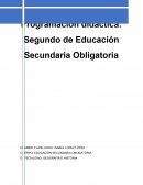 Programación didáctica: Segundo de Educación Secundaria Obligatoria