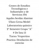 La Destilacion de escencia de cafe.