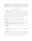CONTRATO PRIVADO DE DONACIÓN QUE CELEBRAN POR UNA PARTE LA C. GREGORIA ******** POR SU PROPIO DERECHO, A QUIEN EN LO SUCESIVO SE LE DENOMINARA LA PARTE DONANTE Y POR LA OTRA EL C. JUAN ************ EN SU CARÁCTER DE BENEFICIARIO DE LA PRESENTE DONACIÓN