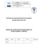 EL MANUAL DE ASPIRACIÓN DE SECRECIONES CON TECNICA ABIERTA Y CERRADA