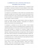 La Importancia de la investigación para el desarrollo de los países