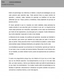 Tema de Los Estilos de aprendizaje