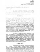 Agravios para la apelacion