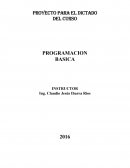 EL DIPLOMADO DE PROGRAMACIÓN BASICA.