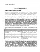 FUNCIÓN DE MARKETING EL MUNDO DE LA MERCADOTECNIA