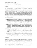 Son las fluctuaciones de la economía en general en la producción o la actividad económica durante varios meses o años.