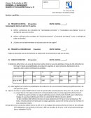 Examen 1º Bachillerato Economía.