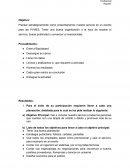 Actividad Profesional reporte