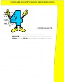 Examen cuarto bloque 2 LOS HUICHOLES