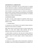 TODOS LOS ANTECEDENTES DE LA ADMINISTRACIÓN
