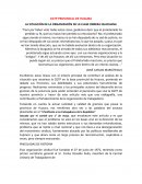 LA SITUACIÓN DE LA ORGANIZACÓN DE LA CLASE OBRERA HUACHANA