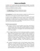 Tema 1: La Filosofiaю