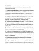 Descripción, narración y argumentación.