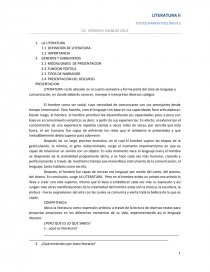 Literatura está ubicada en el cuarto semestre y forma parte del área de lenguaje y comunicación, en donde deberás conocer, manejar e interpretar diversos códigos.. Página 1