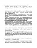 ¿Cuáles fueron los detonantes de la crisis fiscal de Colombia de 1999?