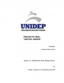 DESARROLLO DEL DEPARTAMENTO DE VENTAS PARA LA EMPRESA NISSAN – CAR ONE TUXPAN.