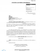 ORMATO CITESE A SENTENCIA.