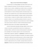 Piaget y la Teoría Constructivista de la Inteligencia.