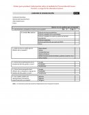 Fichas para producir información sobre el módulo de Prevención del Acoso Escolar, a cargo de los docentes tutores