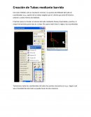 Creación de Tubos mediante barrido