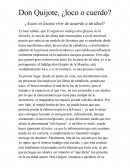 Don Quijote.
