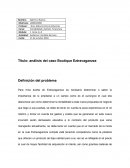 Título: análisis del caso Boutique Eztravaganzza.